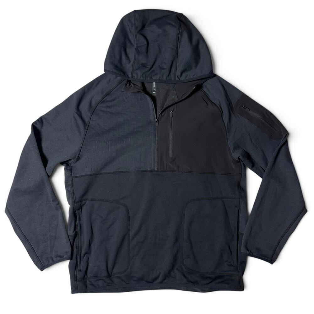 Ten Thousand Tactical Hoodie Mens Size L Black Zip Pockets NWOT